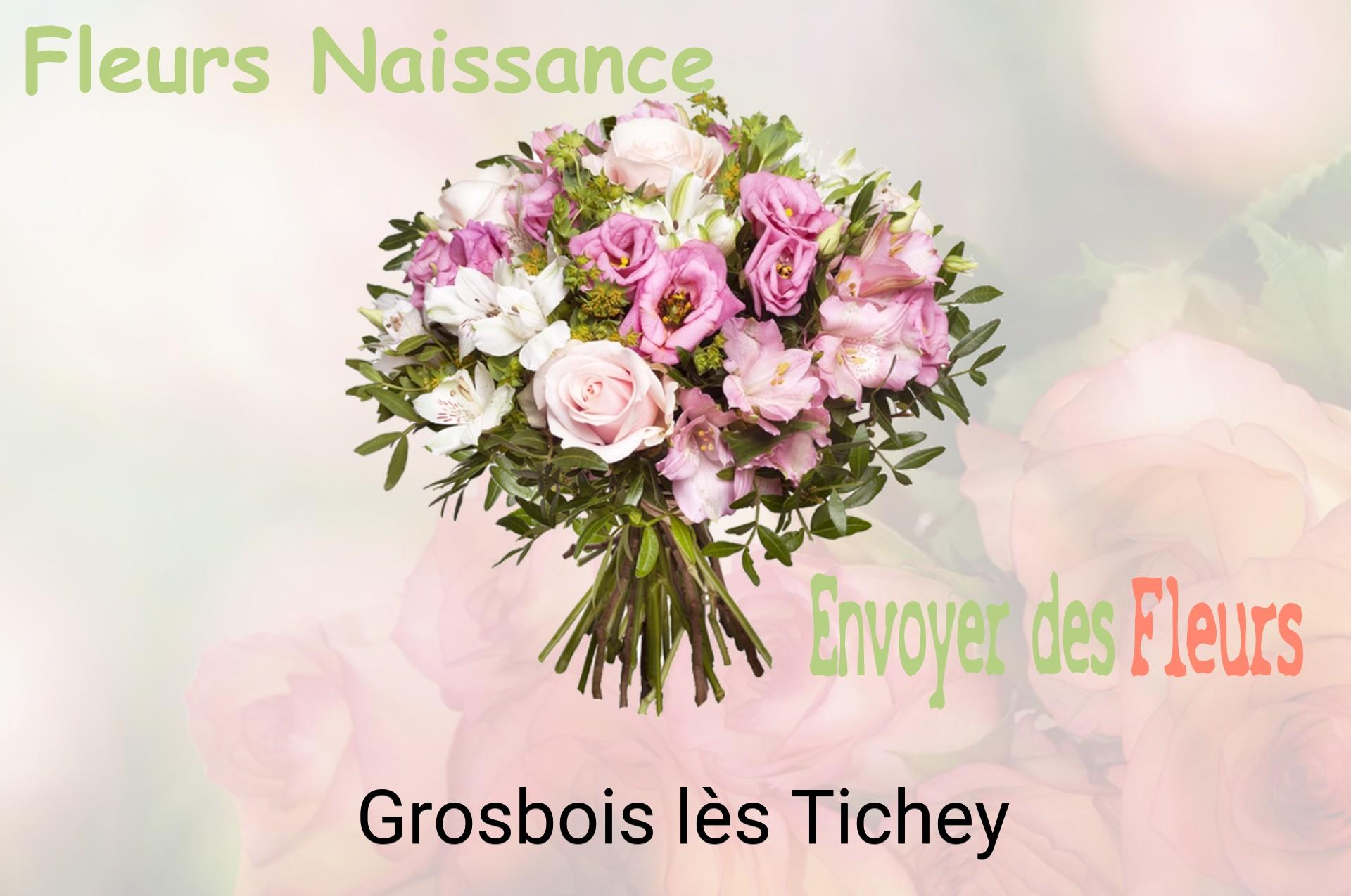 Bouquet de fleurs de naissance livré à Grosbois-lès-Tichey