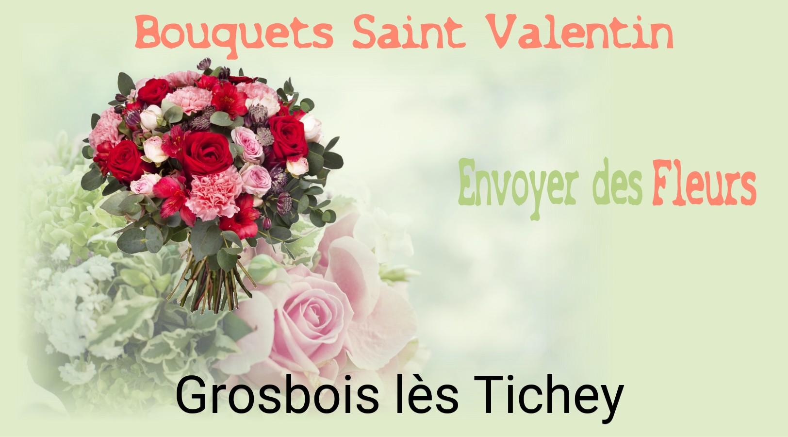 Roses de Saint-Valentin livrées à Grosbois-lès-Tichey